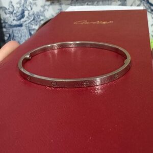 Cartier Love Bracelet (White Gold Small)